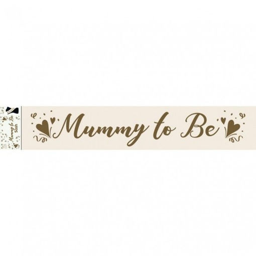 Picture of MUM TO BE SASH GOLD